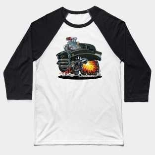 1957 Chevy Hot Rod Baseball T-Shirt